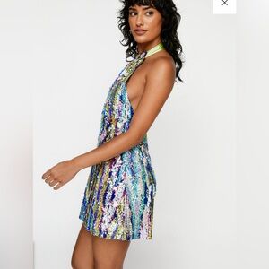 green emerald velvet dress NEW Nasty Gal Green Diamante Embellished Tassel Beaded Bandeau Top Set –  Brie main image 1